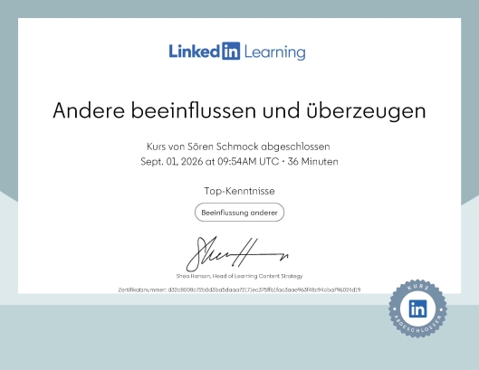 Andere beeinflussen und überzeugen